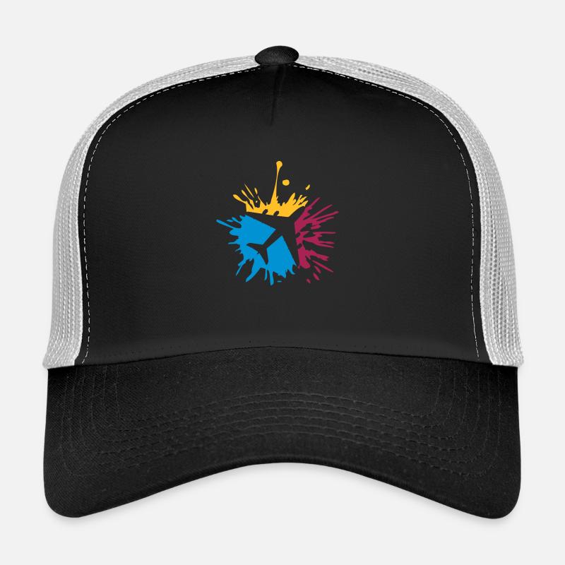 Avion de largage coloré Casquette trucker 