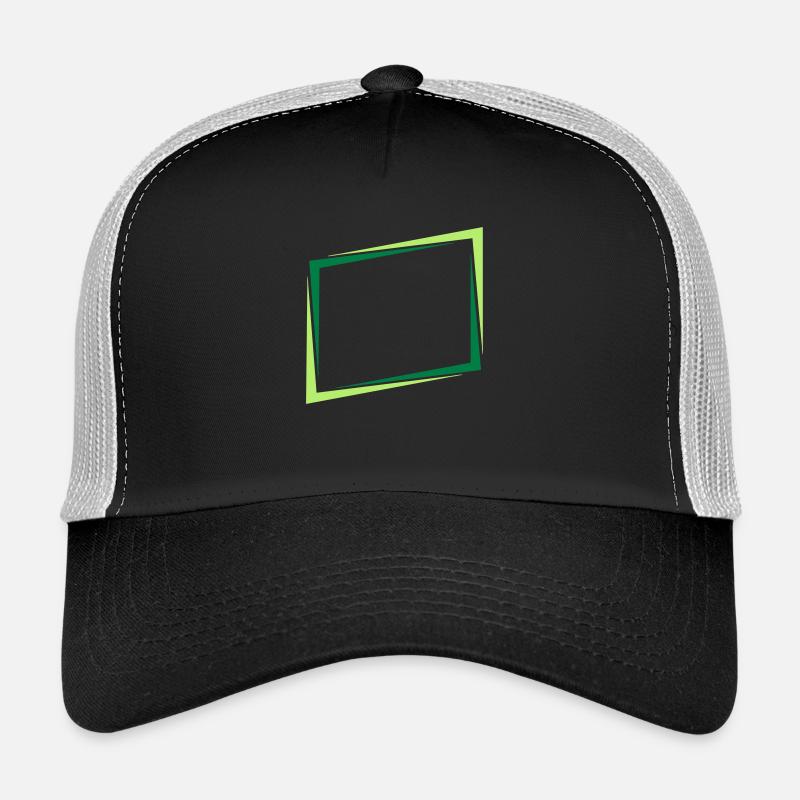 Rectangle frame sign Trucker Cap