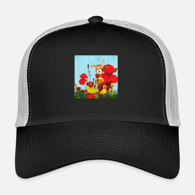 Hare on the meadow Trucker Cap