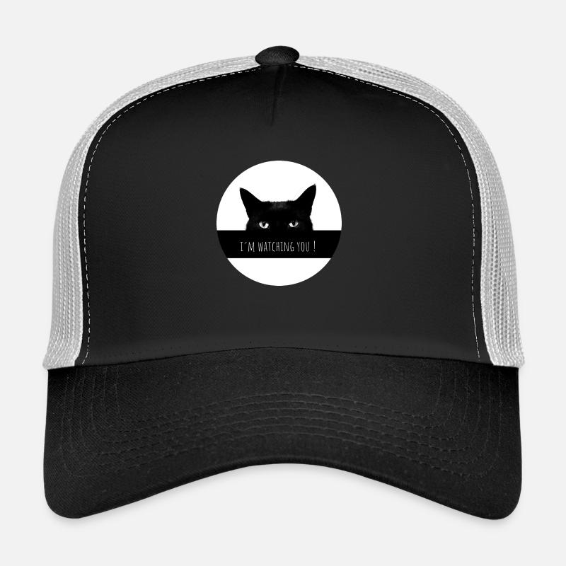 I´M WATCHING YOU! - Trucker Cap - Schwarz/Steingrau