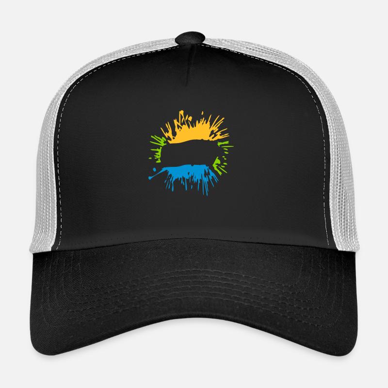 Insert blobs of text Trucker Cap