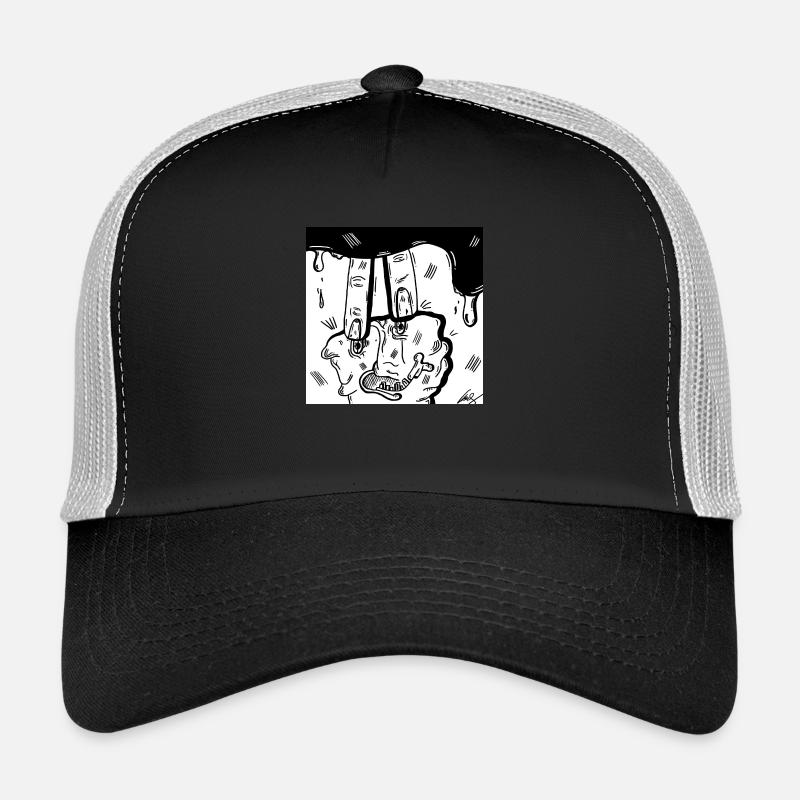 Squish - Trucker Cap - Schwarz/Steingrau
