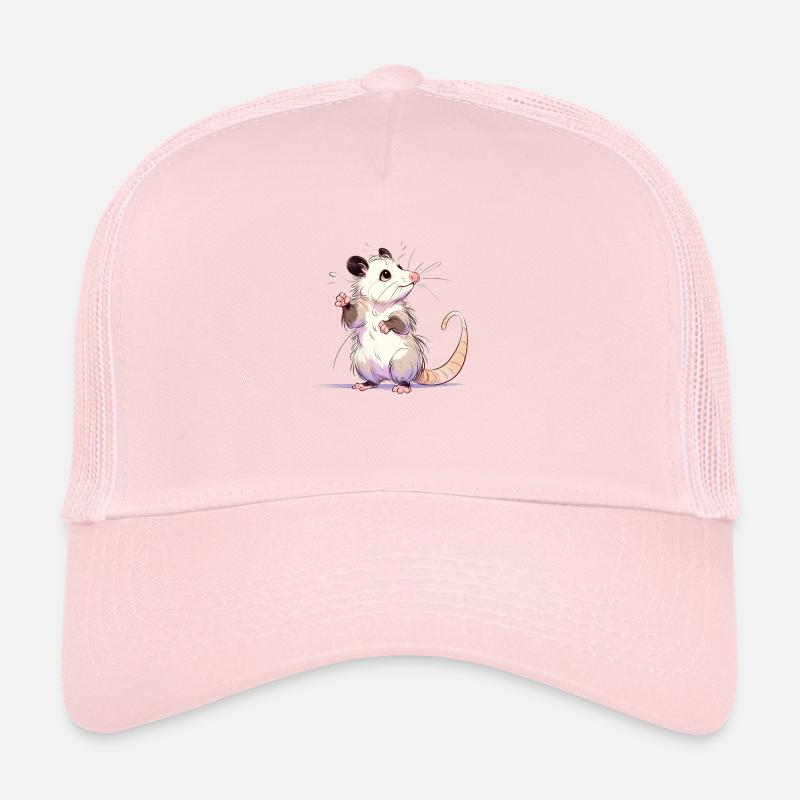 Playful Opossum Trucker Cap