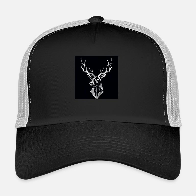 Hirsch - Trucker Cap - Schwarz/Steingrau