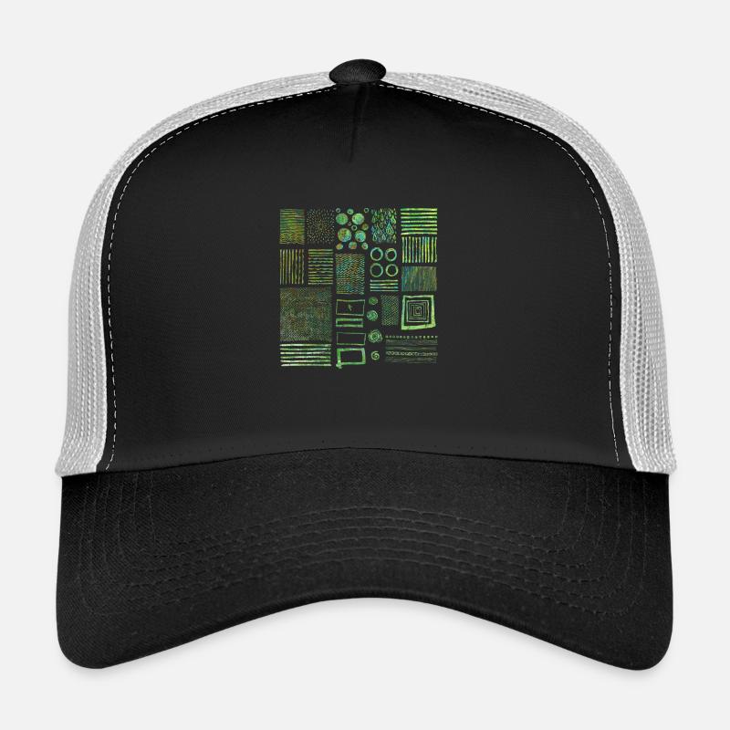 Graphique - Casquette trucker  - noir/gris pierre