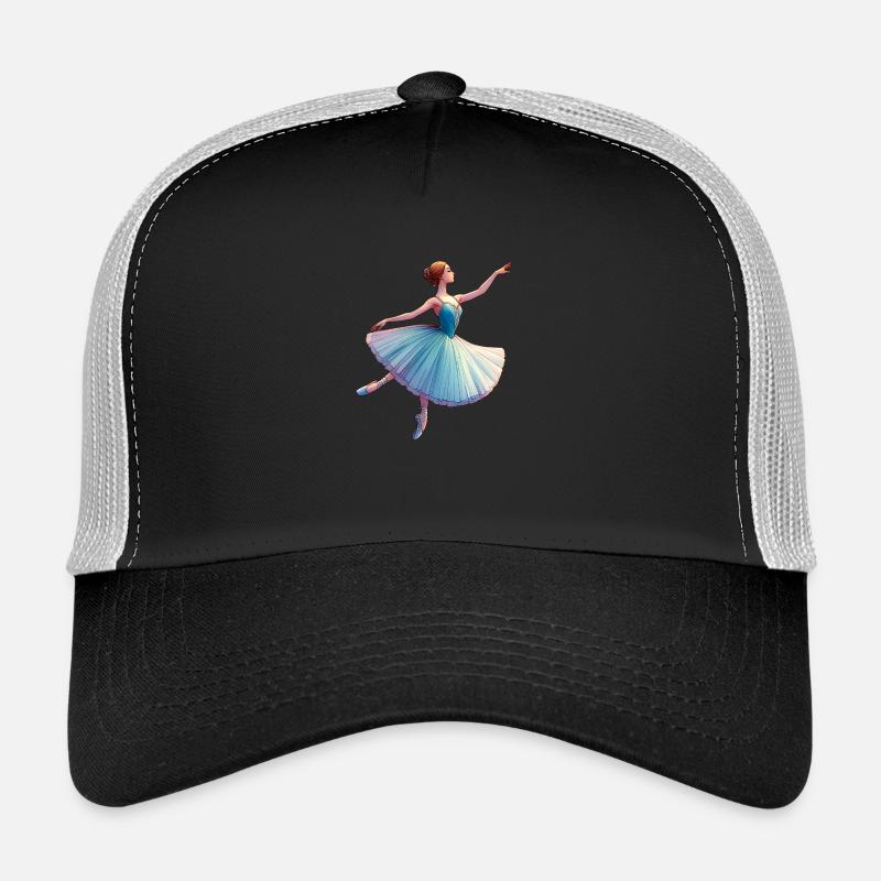 Tanzklassiker Mond - Trucker Cap - Schwarz/Steingrau