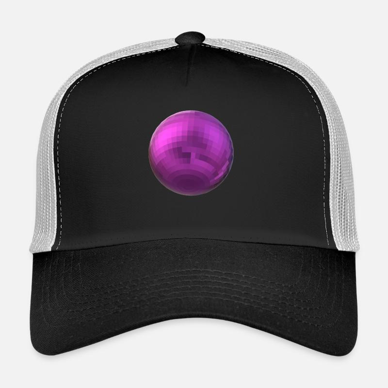 sphère violette Casquette trucker 