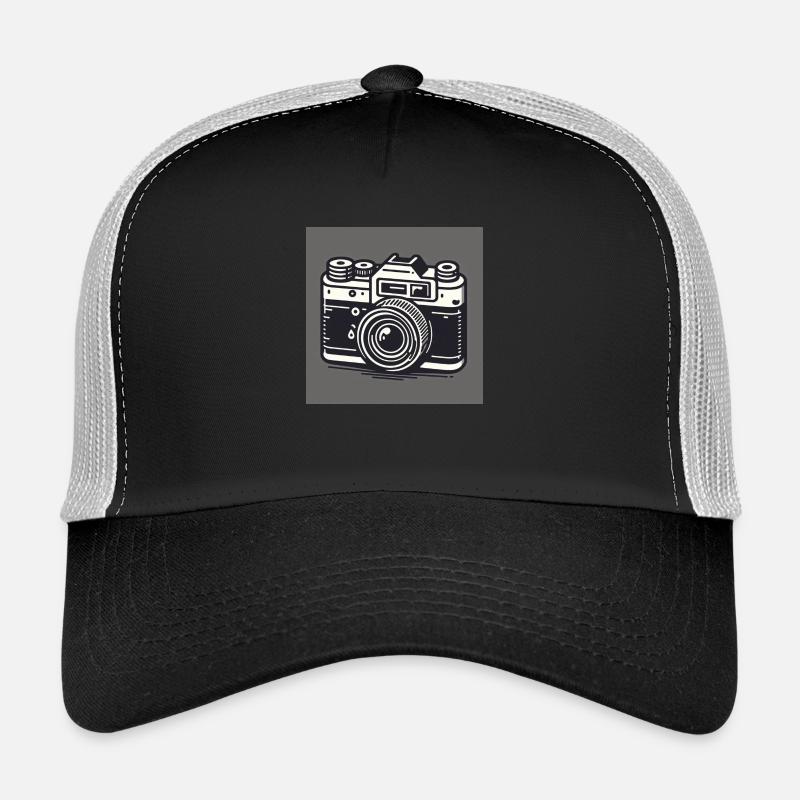 Clic classique - Casquette trucker  - noir/gris pierre