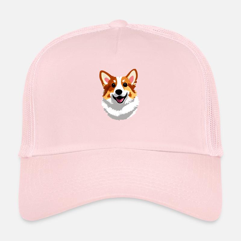 Mignon corgi heureux Casquette trucker 
