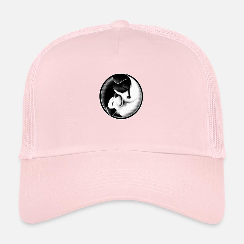 Chiens Yin et Yang Casquette trucker 