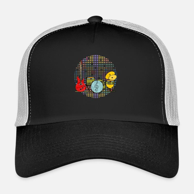 Instruments de musique - Casquette trucker  - noir/gris pierre