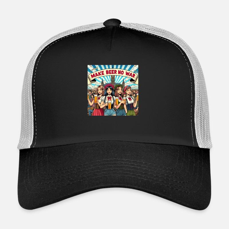MAKE BEER NO WAR4 Trucker Cap