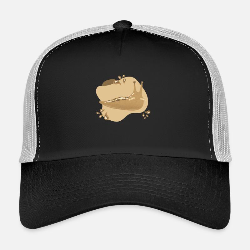 Nacktschnecke - Trucker Cap - Schwarz/Steingrau