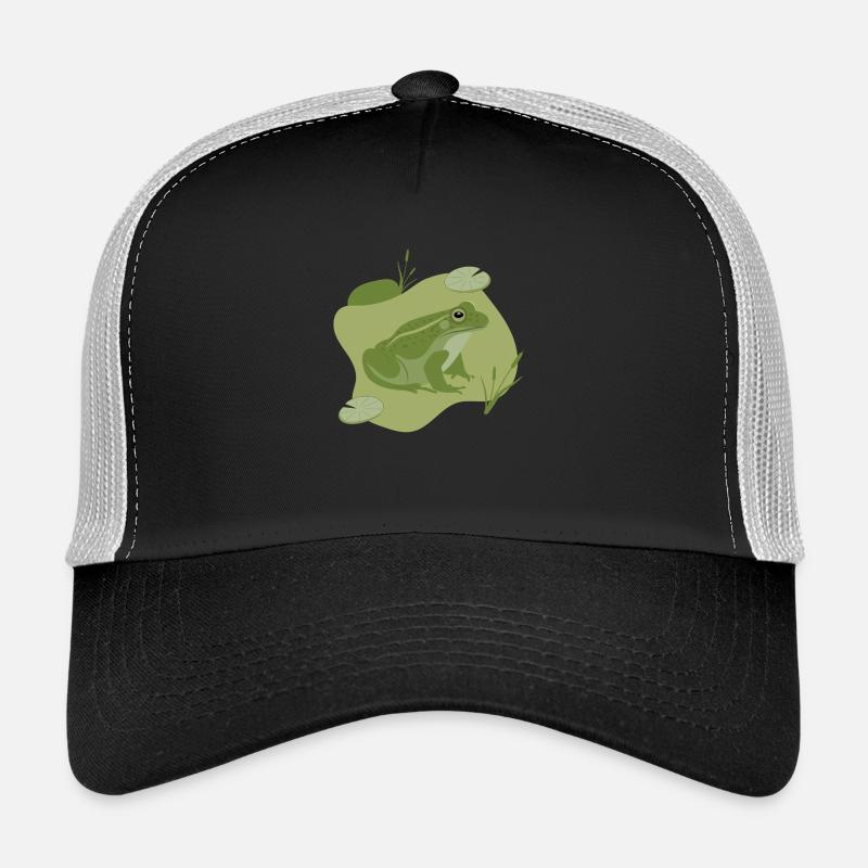 Frosch - Trucker Cap - Schwarz/Steingrau