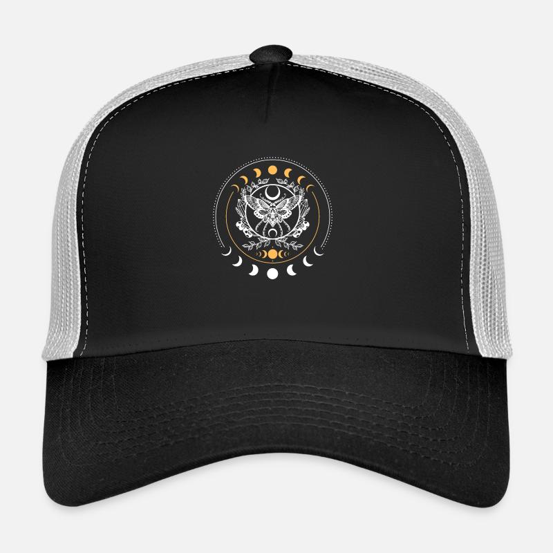 Magische Motte - Trucker Cap - Schwarz/Steingrau