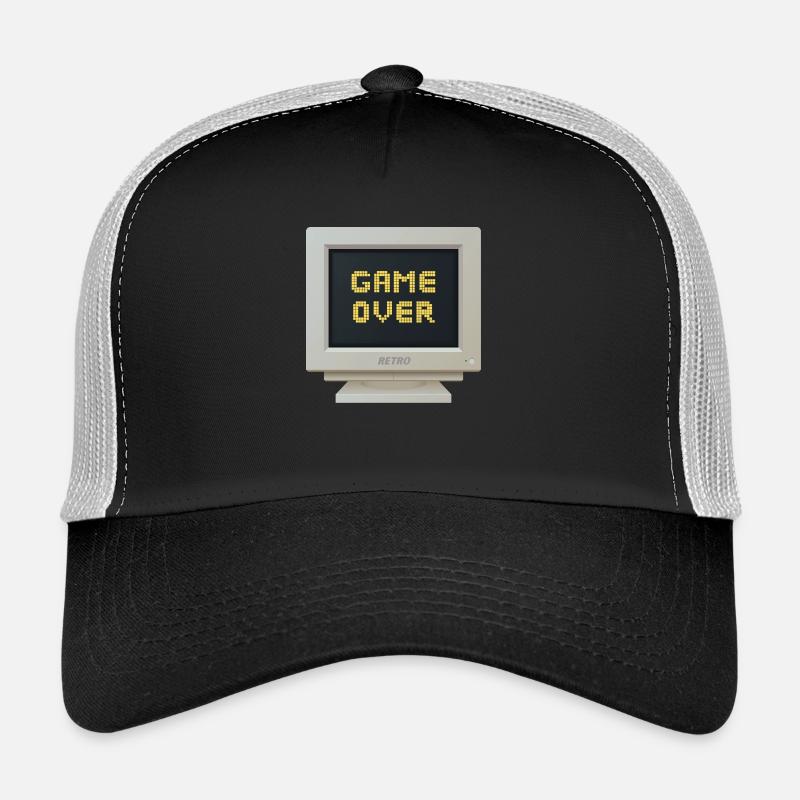 CRT Design - Game Over Casquette trucker 