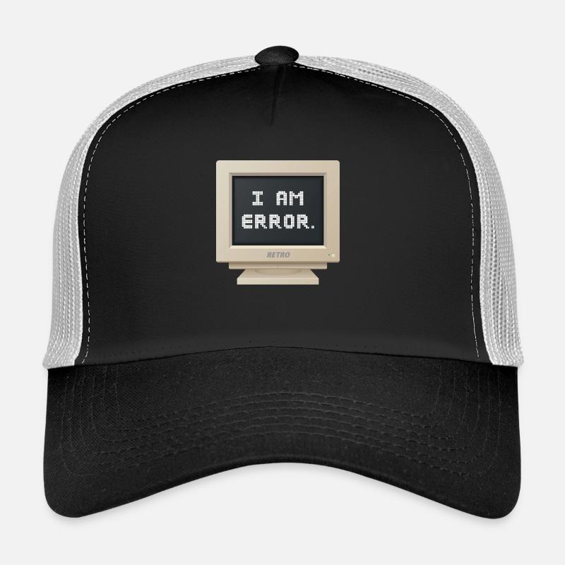 CRT Design - I AM ERROR Casquette trucker 