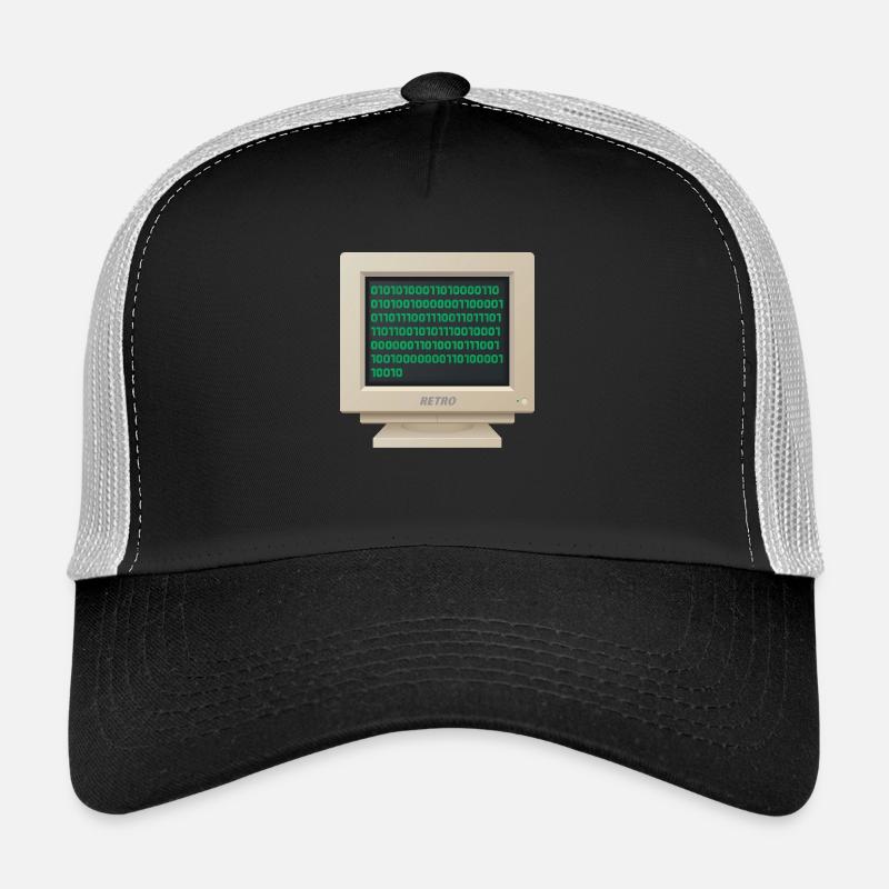 CRT - Binärer Code - Trucker Cap - Schwarz/Steingrau