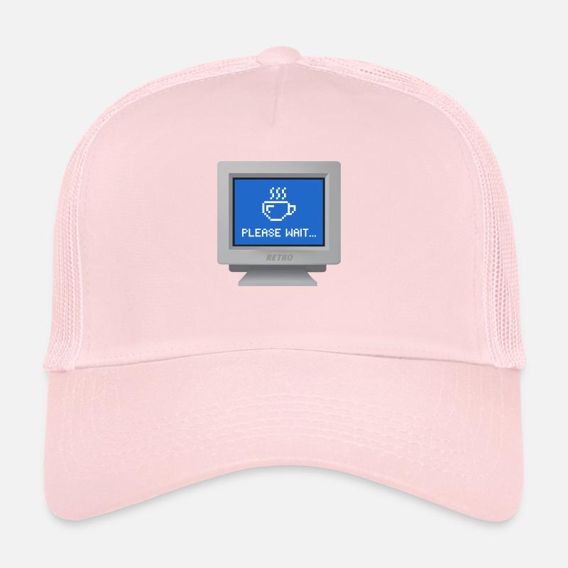 CRT design - Fond d'écran "please wait" Casquette trucker 