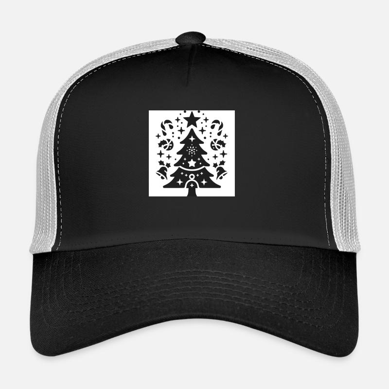 Christmas - Trucker Cap - Schwarz/Steingrau