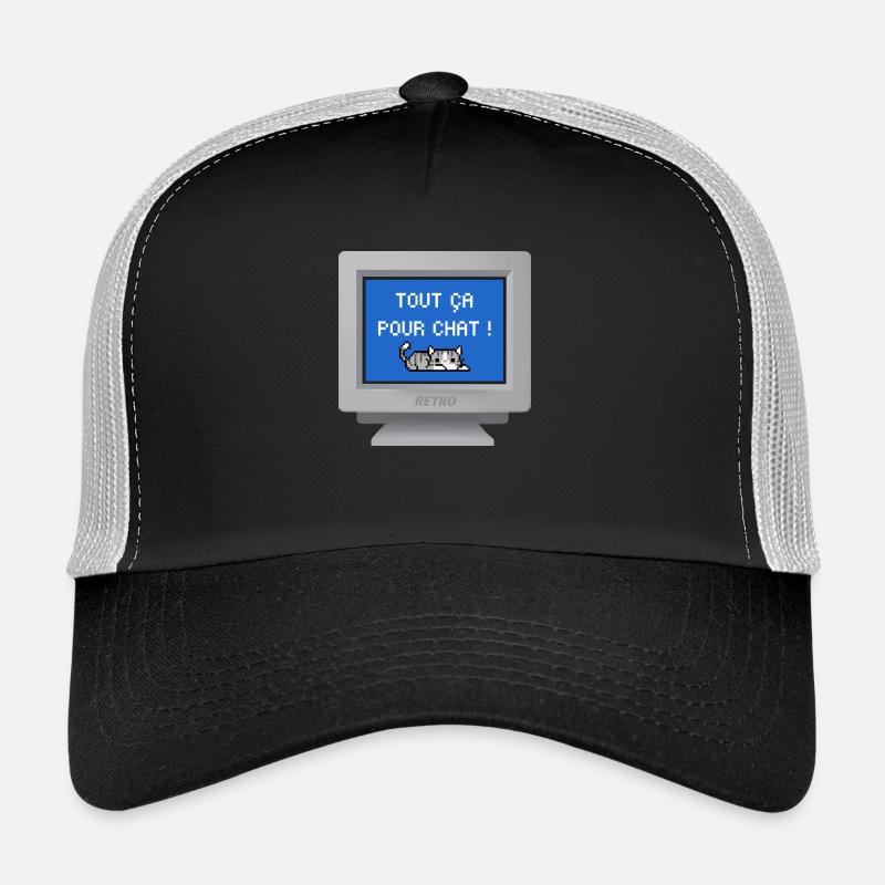 CRT design - Tout ça pour chat ! Casquette trucker 