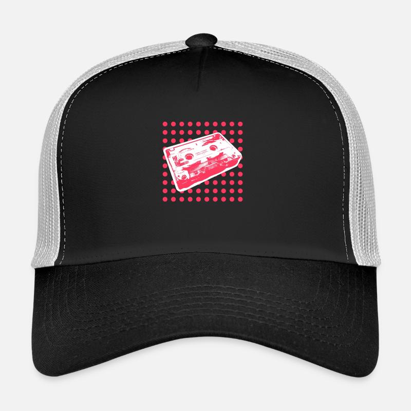 Kids from the 90s - dot red dot - Trucker Cap - black/stone grey