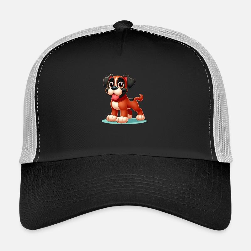 boxer - Casquette trucker  - noir/gris pierre