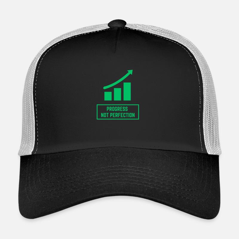 Le progrès plutôt que la perfection Casquette trucker 
