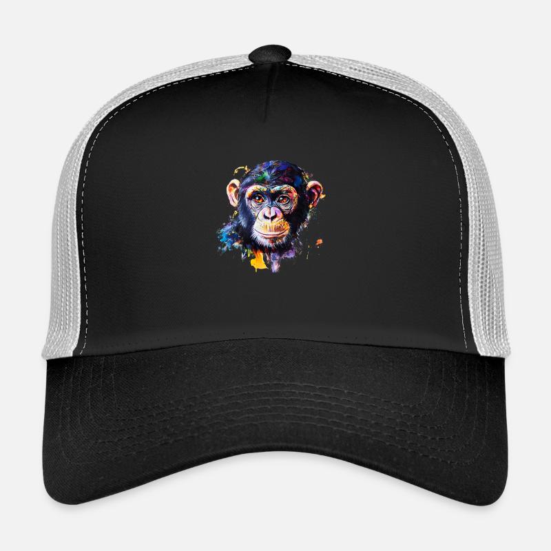 Comparaison entre les humains et les chimpanzés Casquette trucker 