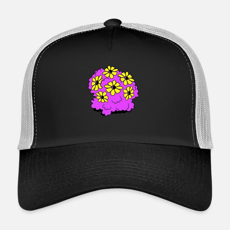 Jolie 6 Fleurs Arbuste Arbuste Fleurs Plante Casquette trucker 