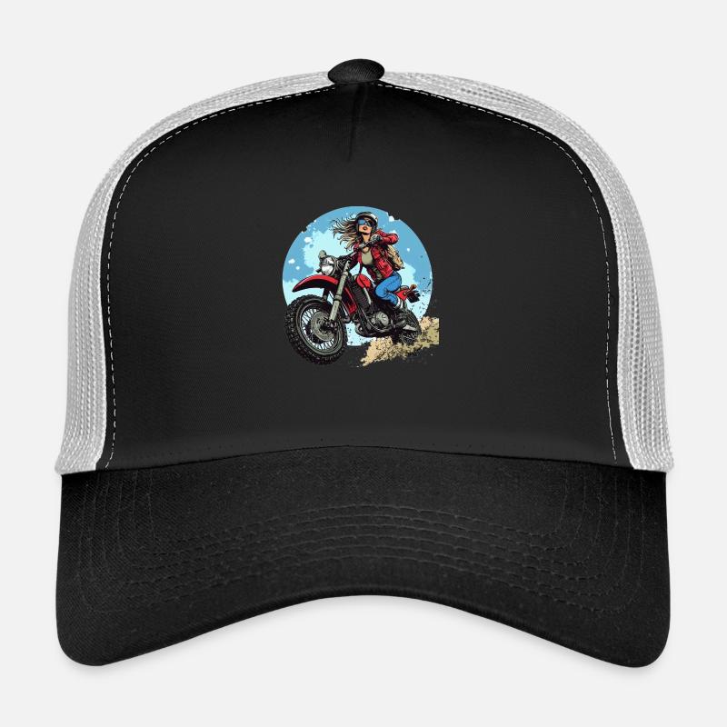« La vitesse rencontre le style – l’imprimé d’aventure ultime ! Casquette trucker 