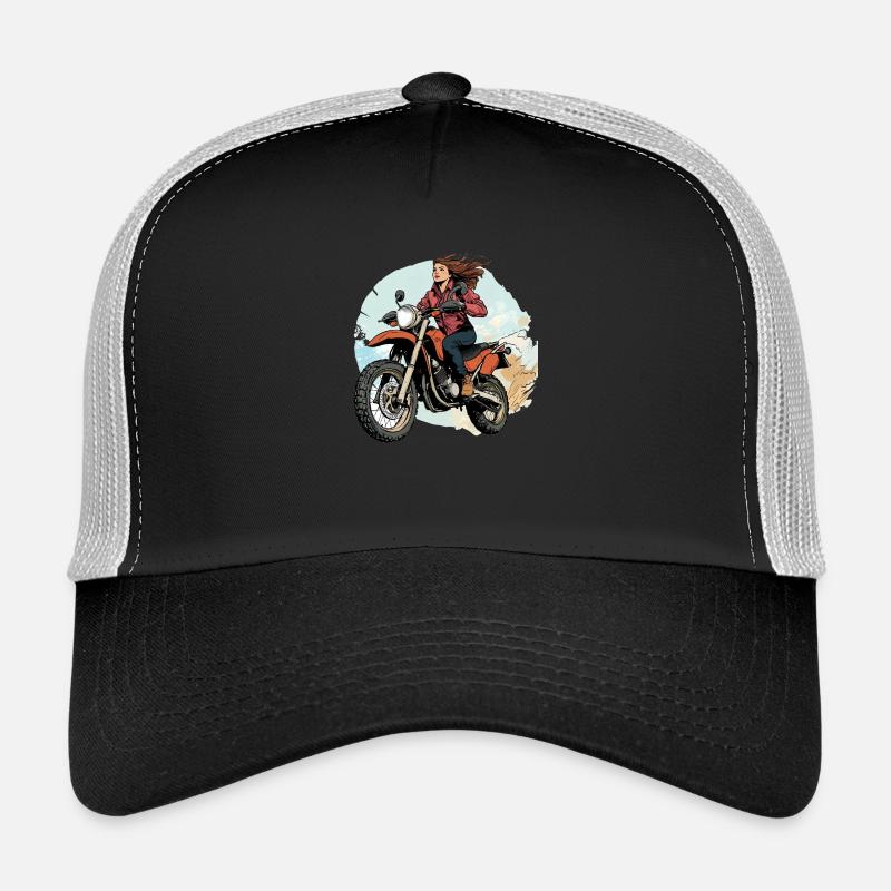 Ready to Roam : la liberté sur deux roues ! Casquette trucker 