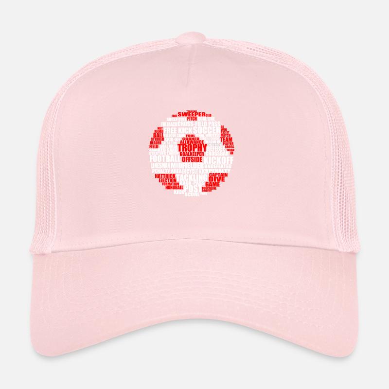 Fußball wordcloud Trucker Cap