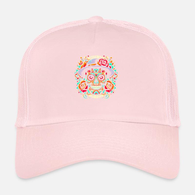 Mexican Catrina Skull - Sweeter Than Life Itself Trucker Cap