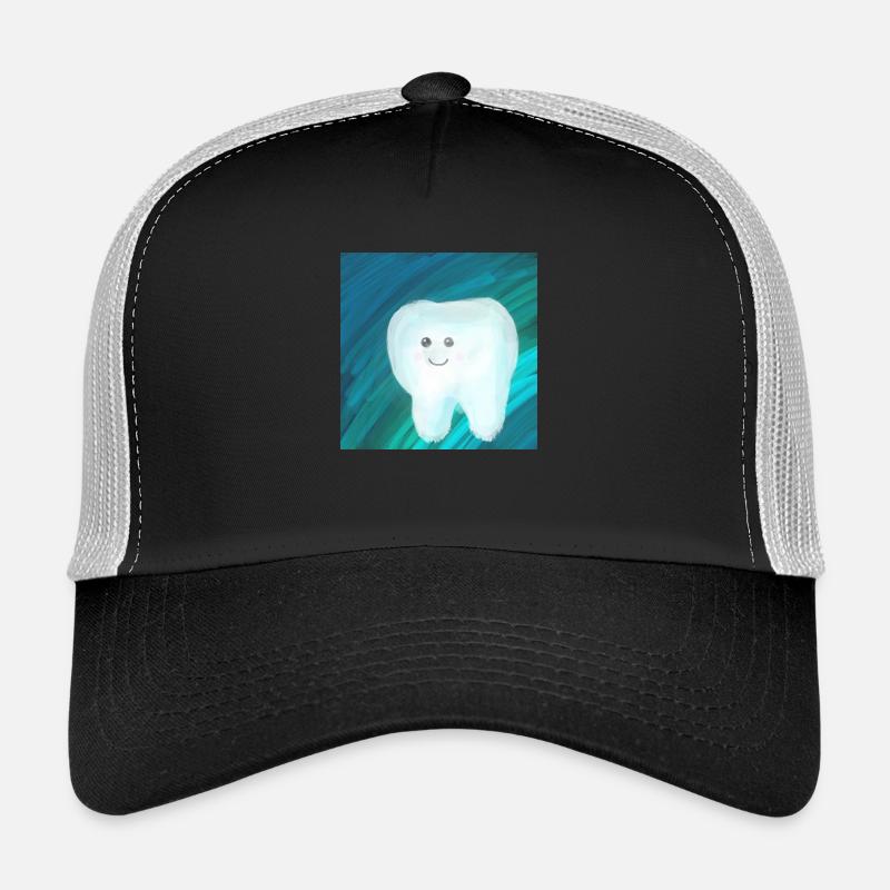 Type de dent - Casquette trucker  - noir/gris pierre