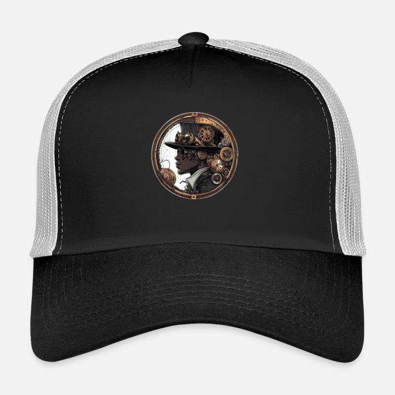 Esthétique steampunk : engrenages et visions Casquette trucker 