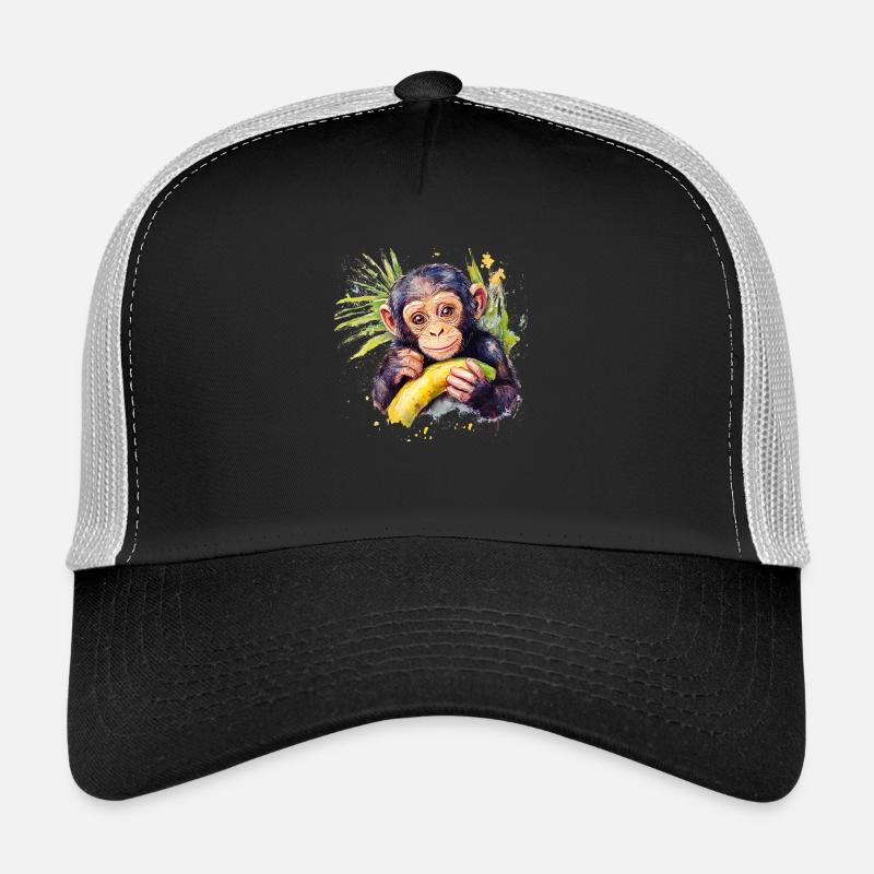 Of chimpanzees and humans Trucker Cap