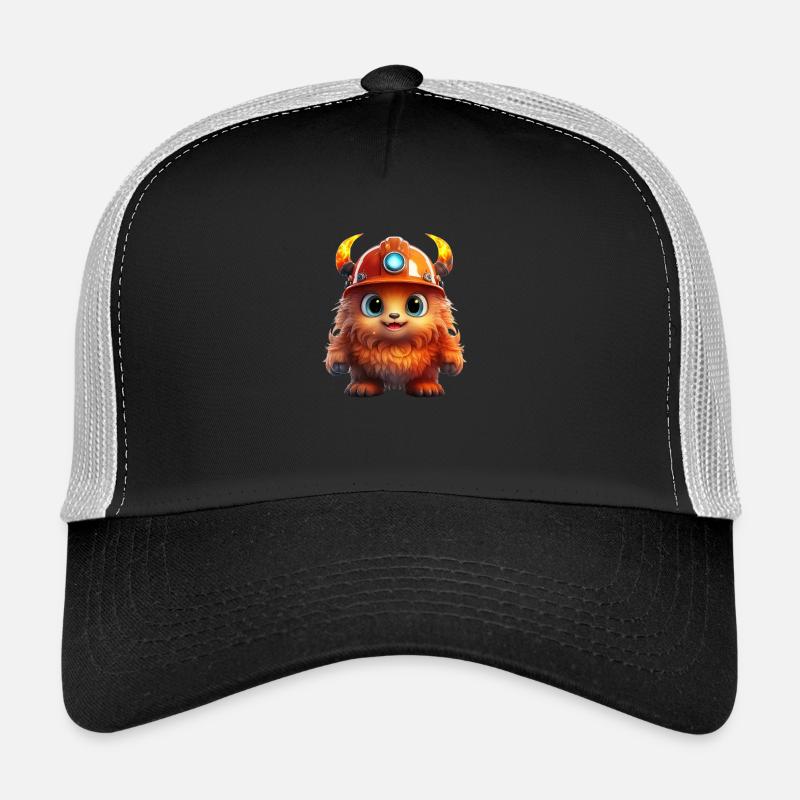 Fusselchen "Daniel" - Trucker Cap - Schwarz/Steingrau