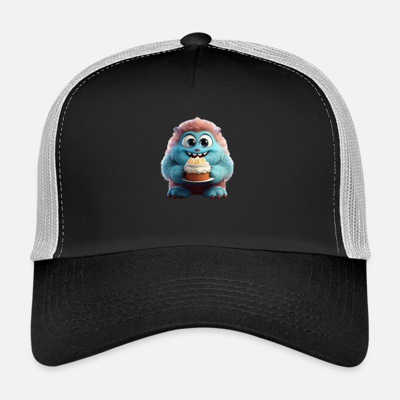 Fusselchen "Micha" - Trucker Cap - Schwarz/Steingrau