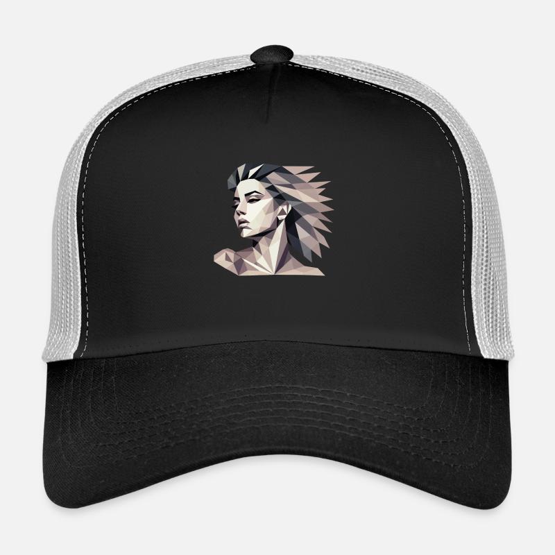 Design "Triangular reflect" Trucker Cap