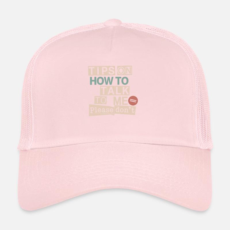 Silencieux et introverti Casquette trucker 