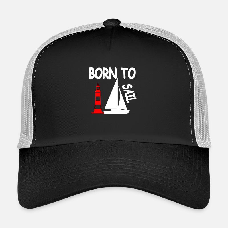 Segeln - Trucker Cap - Schwarz/Steingrau