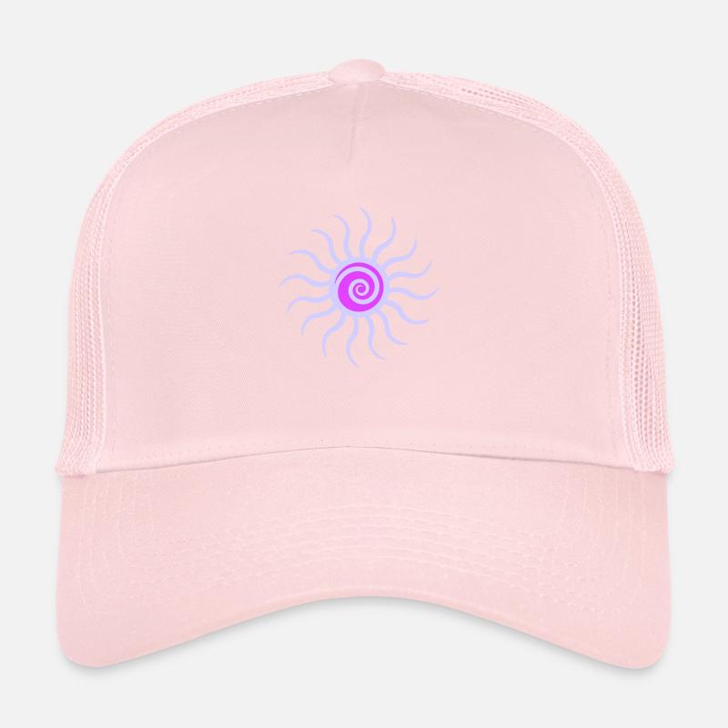 Bright Sun Rays Summer Glow Light Warmth Trucker Cap