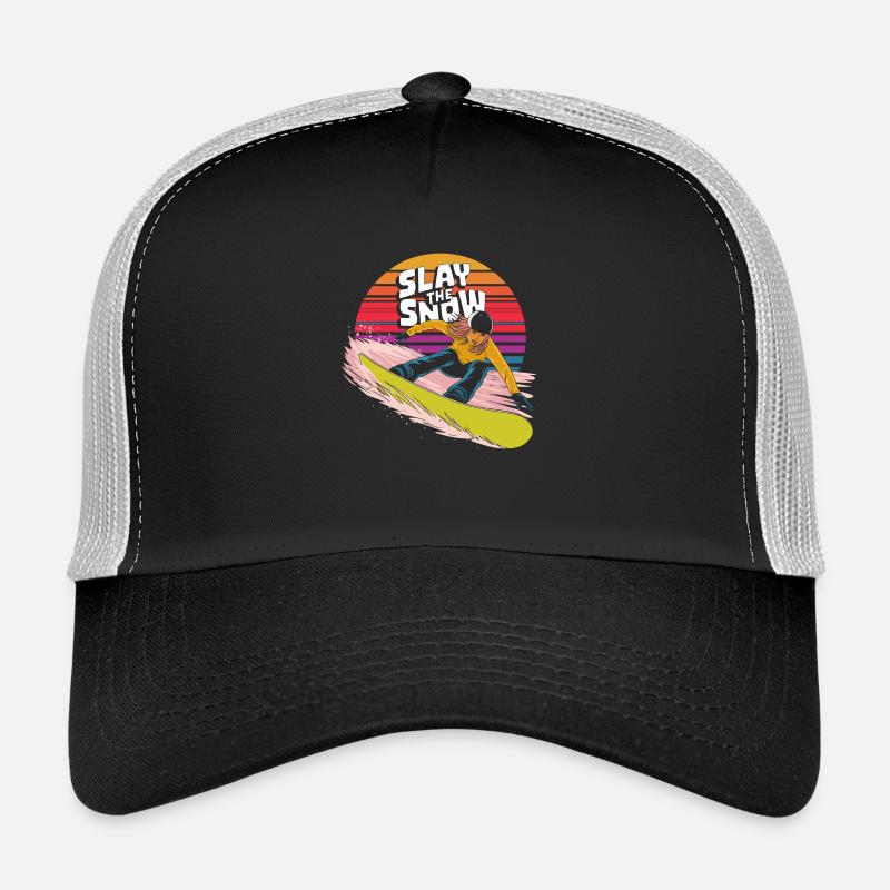 Lege das Snow Snowboarder Design Trucker Cap