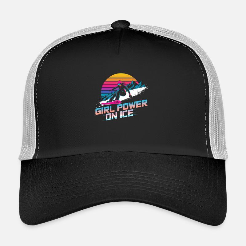 Weibliche Power-Snowboarderin Trucker Cap