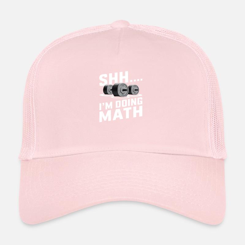 "Shh... I'm Doing Math" Funny Gym Trucker Cap