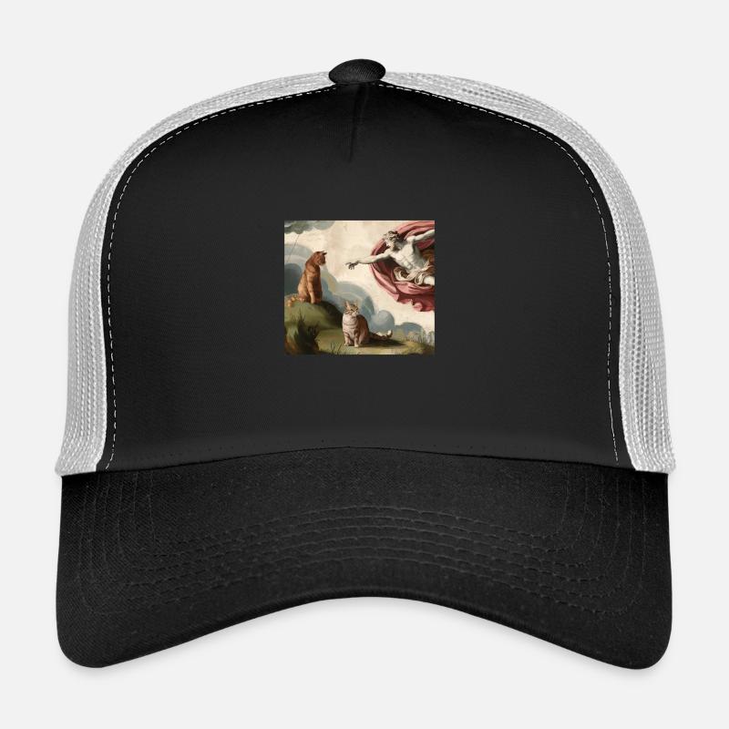 Michelangelo Chat Casquette trucker 