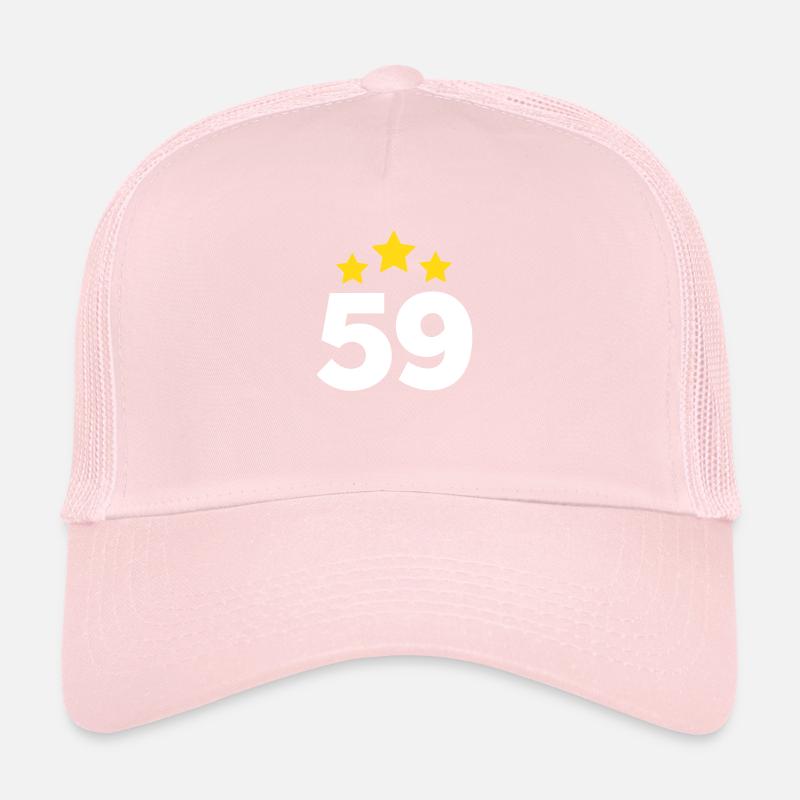 59 ans étoile - cadeau 59e anniversaire Casquette trucker 