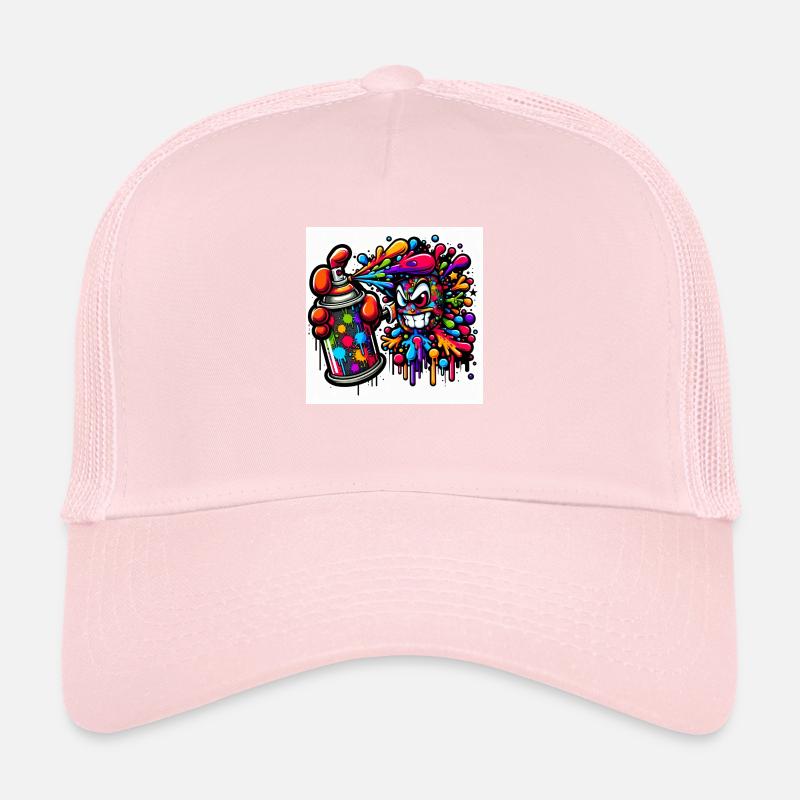 graffiti Spray can Trucker Cap