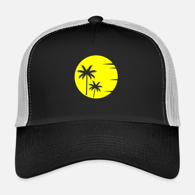 Sunset Palmen Trucker Cap